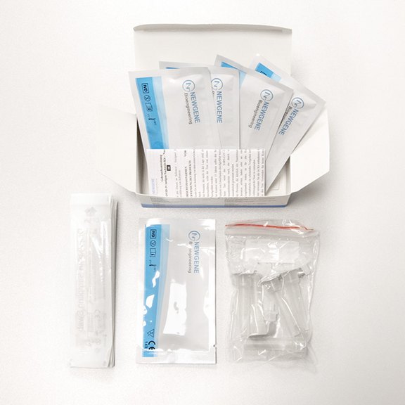 NEWGENE COVID-19 (SARS-CoV-2) Antigentestkit für Selbsttest Inhalt