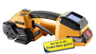 Akku-Umreifungsgerät STB 73 – Spannung der nächsten Generation Akku-Umreifungsgerät STB 73 – Spannung der nächsten Generation