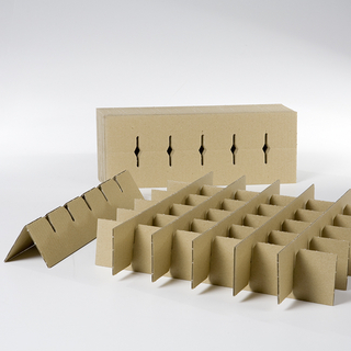 Gitterfacheinsätze aus Wellpappe Gitterfacheinsätze aus Wellpappe