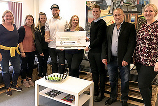 Padborger Spende an Headspace Aabenraa