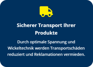 Sicherer Transport Ihrer Produkte