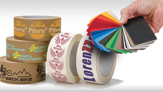 Ist ein 100%-ig farbtreuer Druck bei bedrucktem Klebeband möglich? 