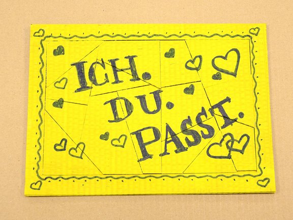 Paul Hildebrandt AG | Puzzleanleitung Valentinsbotschaft| fertiges Puzzle Paul Hildebrandt AG | Puzzleanleitung Valentinsbotschaft| fertiges Puzzle