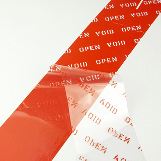 PET Sicherheitsklebeband, rot PET Sicherheitsklebeband, rot