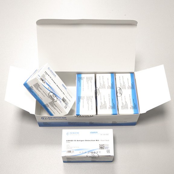 NEWGENE COVID-19 (SARS-CoV-2) Antigentestkit für Selbsttest 5 x 5er Packungen