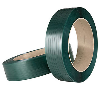 PET-Umreifungsband zum Bündeln und Sichern schwerer Packstücke oder Palettenladungen PET-Umreifungsband zum Bündeln und Sichern schwerer Packstücke oder Palettenladungen