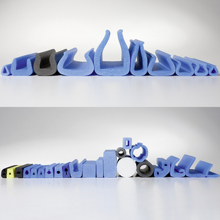 PE-Schaumprofile - verschiedenen Modelle