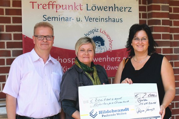 Spendenaktion Scheck Oyten Spendenaktion Scheck Oyten
