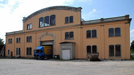 Die Lagerhalle der Niederlassung Dresden Die Lagerhalle der Niederlassung Dresden