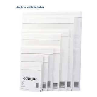 Weiße Luftpolsterversandtaschen in verschiedenen Größen Weiße Luftpolsterversandtaschen in verschiedenen Größen