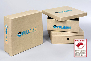 Schuhschachtel aus Gras-Karton © dvi Deutsches Verpackungsinstitut e. V.