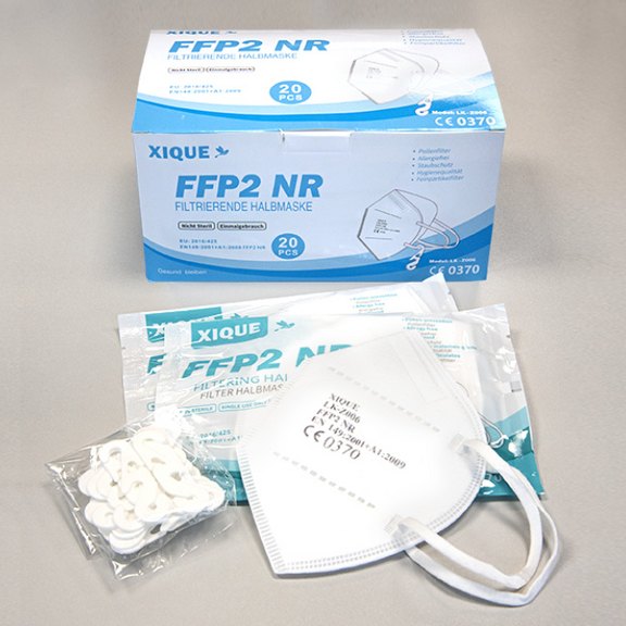 PH | XIQUE FFP2 NR Filtrierende Halbmaske weiss