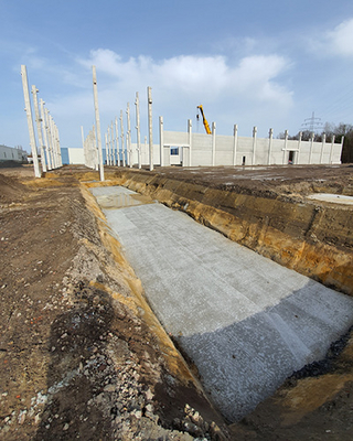 Hildebrandt Baustelle Bergkamen Zufahrt Hildebrandt Baustelle Bergkamen Zufahrt