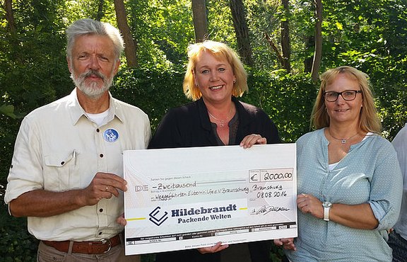 Spendenaktion Scheck Braunschweig