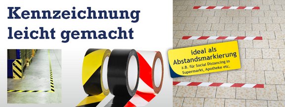 Schnelles Markieren von Flächen und Sicherheitszonen  