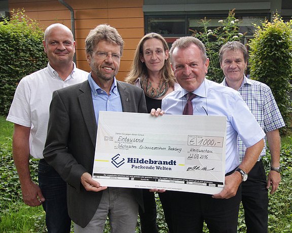 Spendenaktion Scheck Kleinwachau Spendenaktion Scheck Kleinwachau