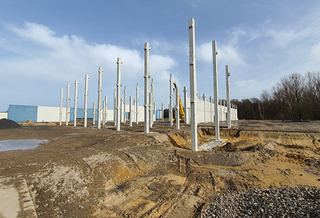 Hildebrandt Baustelle Bergkamen Stützen Hildebrandt Baustelle Bergkamen Stützen