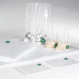 rLDPE-Flachbeutel/Polybeutel aus 100% Recyclingmaterial 