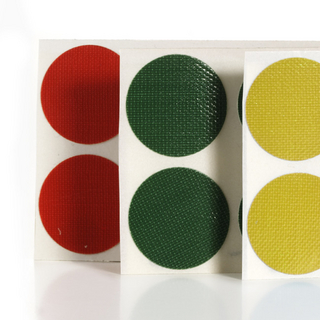 Gewebeklebepunkte, farbig Gewebeklebepunkte, farbig