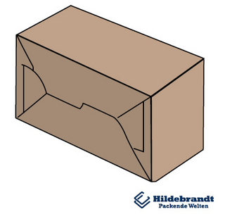 Fertig geklebte Schachteln