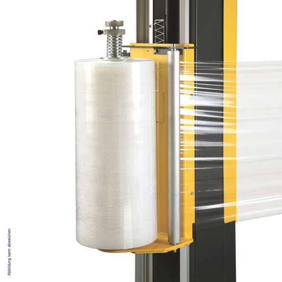 Stretchwickler OneWrap halbautomatische Stretchwickelmaschine - Mechanische Bremse an der Spulerwelle