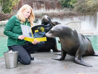 Anja Hillen im Zoo Wuppertal, NRW