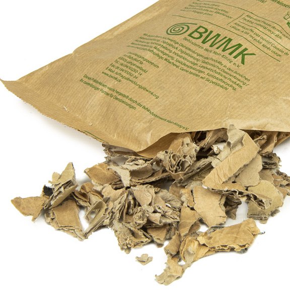 karopack® befüllt mit Altpapier und Kartonagen