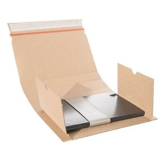 Sicher verpackt durch Seitenklappen und Wickelsystem