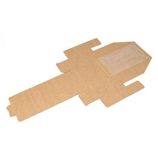 Stabiler 1-teiliger Karton mit integrierter Folie Stabiler 1-teiliger Karton mit integrierter Folie