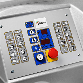 MWS selbstfahrender Palettenwickler Bedienelement MWS selbstfahrender Palettenwickler Bedienelement