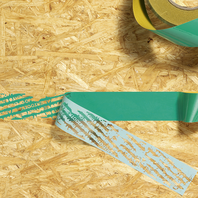 PET Sicherheitsklebeband, grün, für Holzkisten geeignet