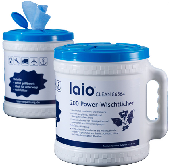 laio® CLEAN Power-Wischtücher