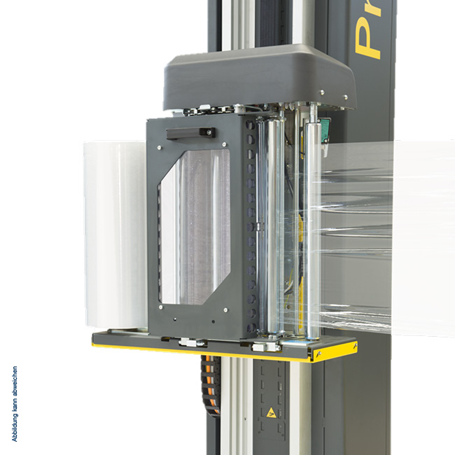 Stretchwickler ProWrap halbautomatischer Paletten-Wickler - Prestretch-System 240%