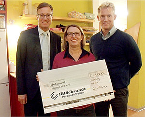 Scheckübergabe in Hamburg Scheckübergabe in Hamburg