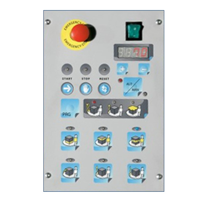 T50/70 SMART halbautomatische Stretchwickelmaschine Bedienelement