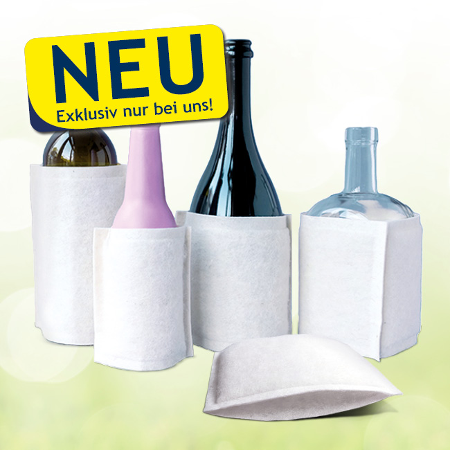 Versandhülsen aus Wolle - NEU: Exklusiv nur bei uns!