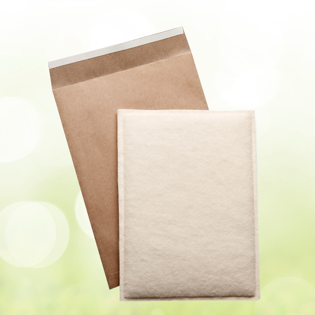 Versandpapiertaschen aus Wolle