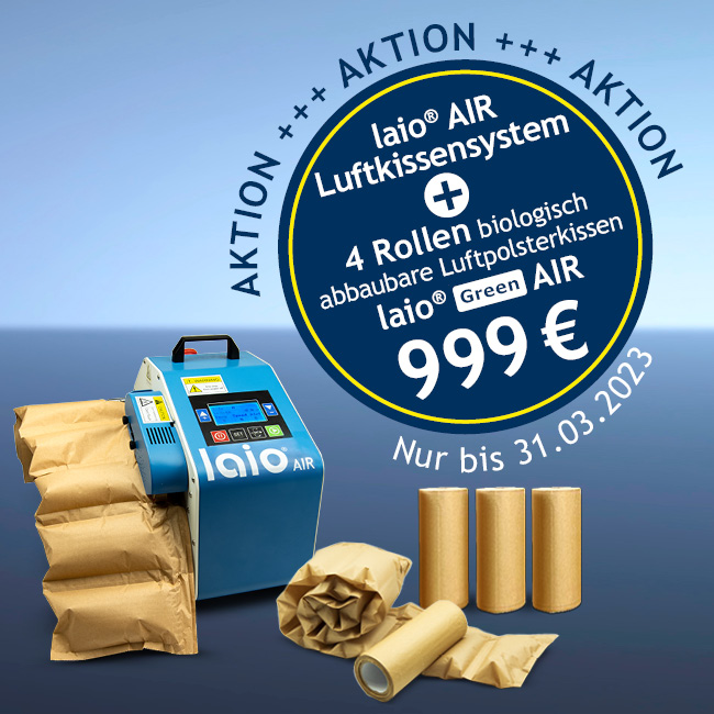 laio® AIR 18022 Luftkissensystem für Füll- und Polstermaterial Aktion